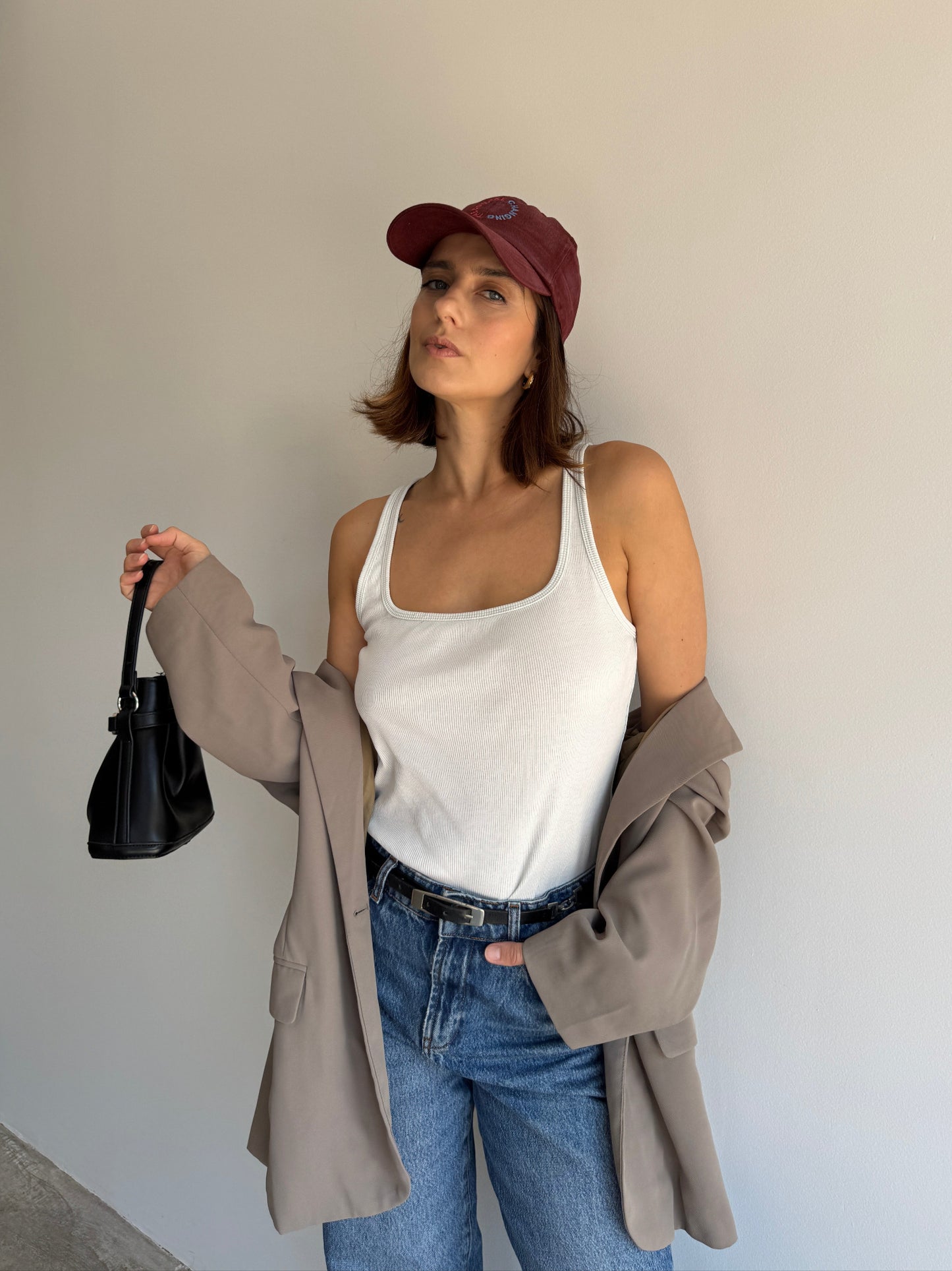 CINTO PRETO COM FIVELA NÍQUEL