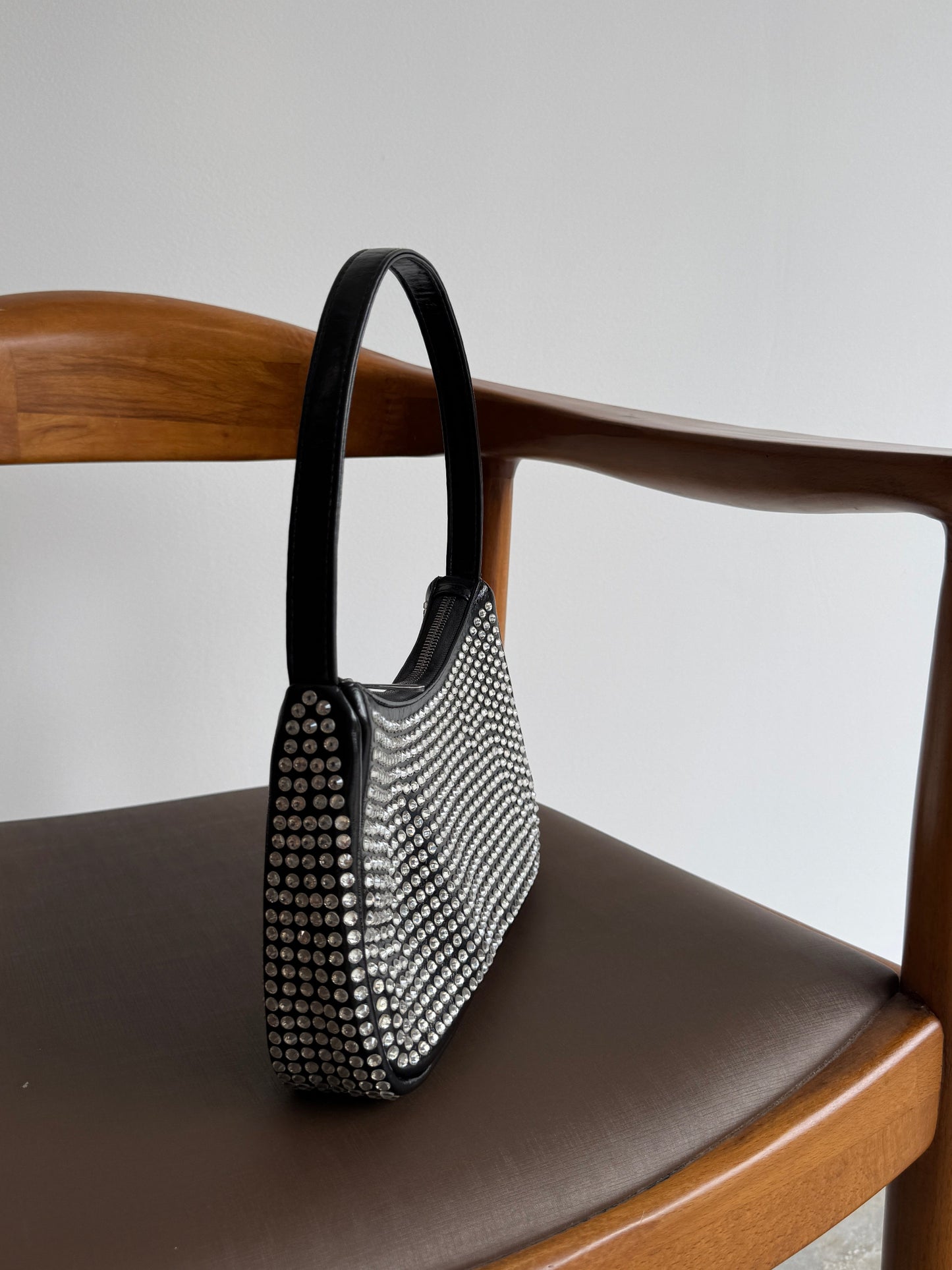 BOLSA BAGUETE STRASS - U