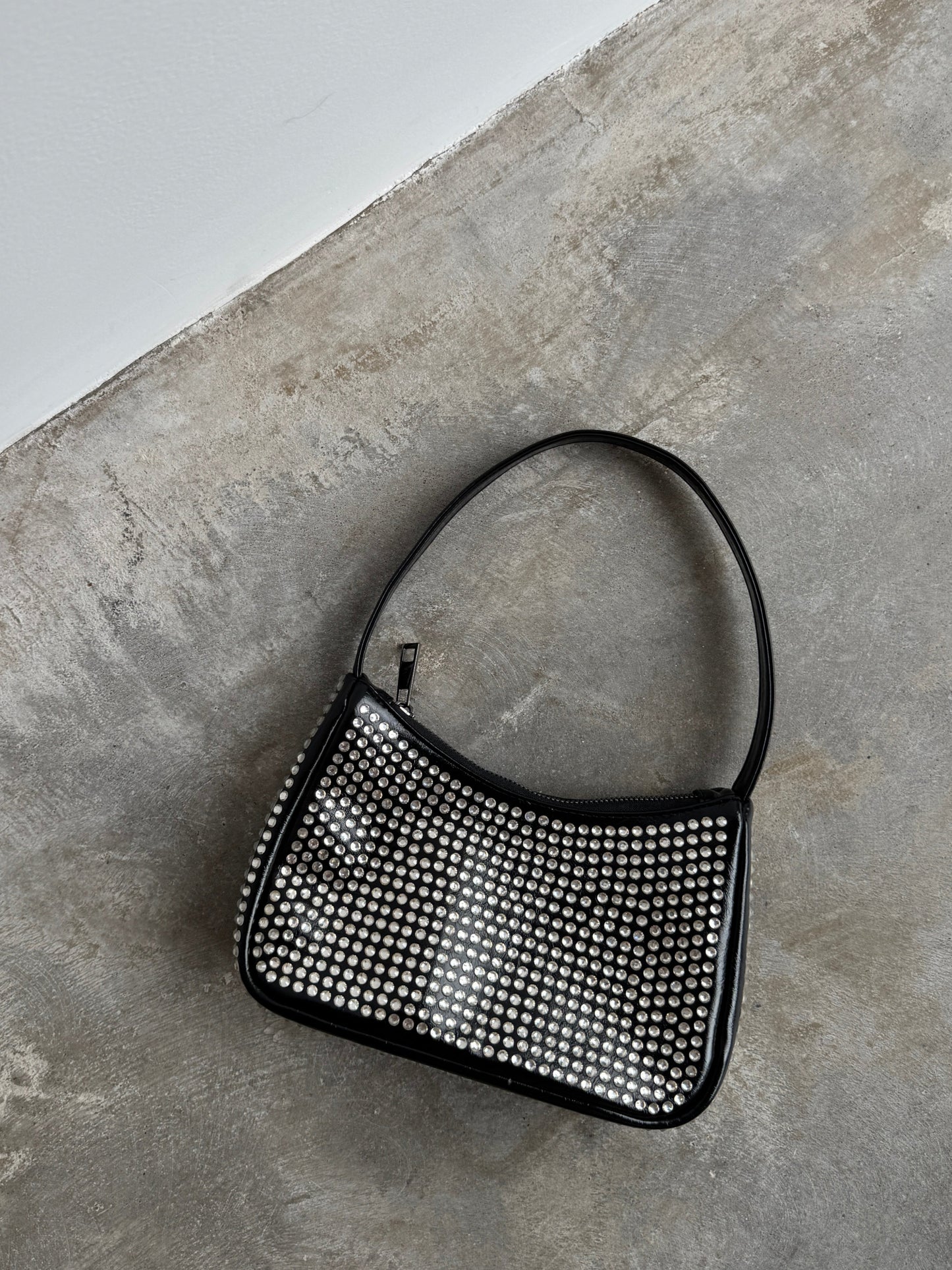 BOLSA BAGUETE STRASS - U
