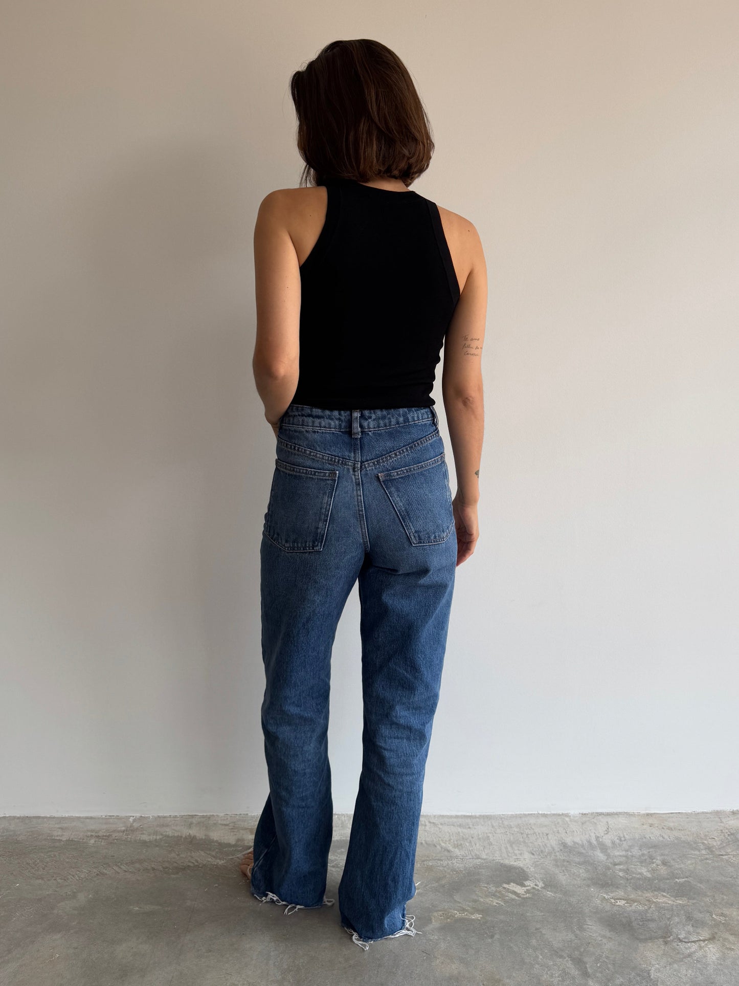 CALÇA JEANS RETA ZARA - 34