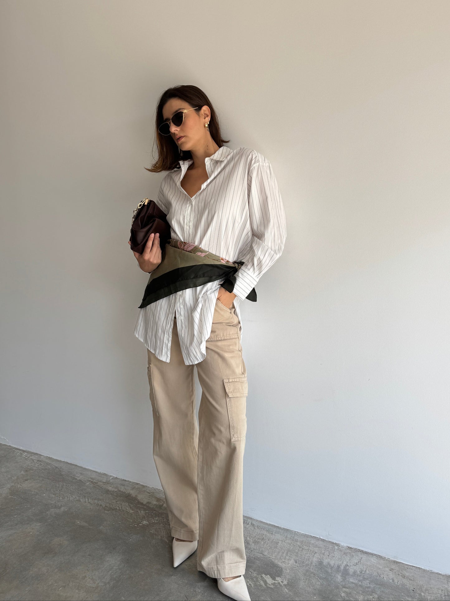 CALÇA CARGO BEGE - 36