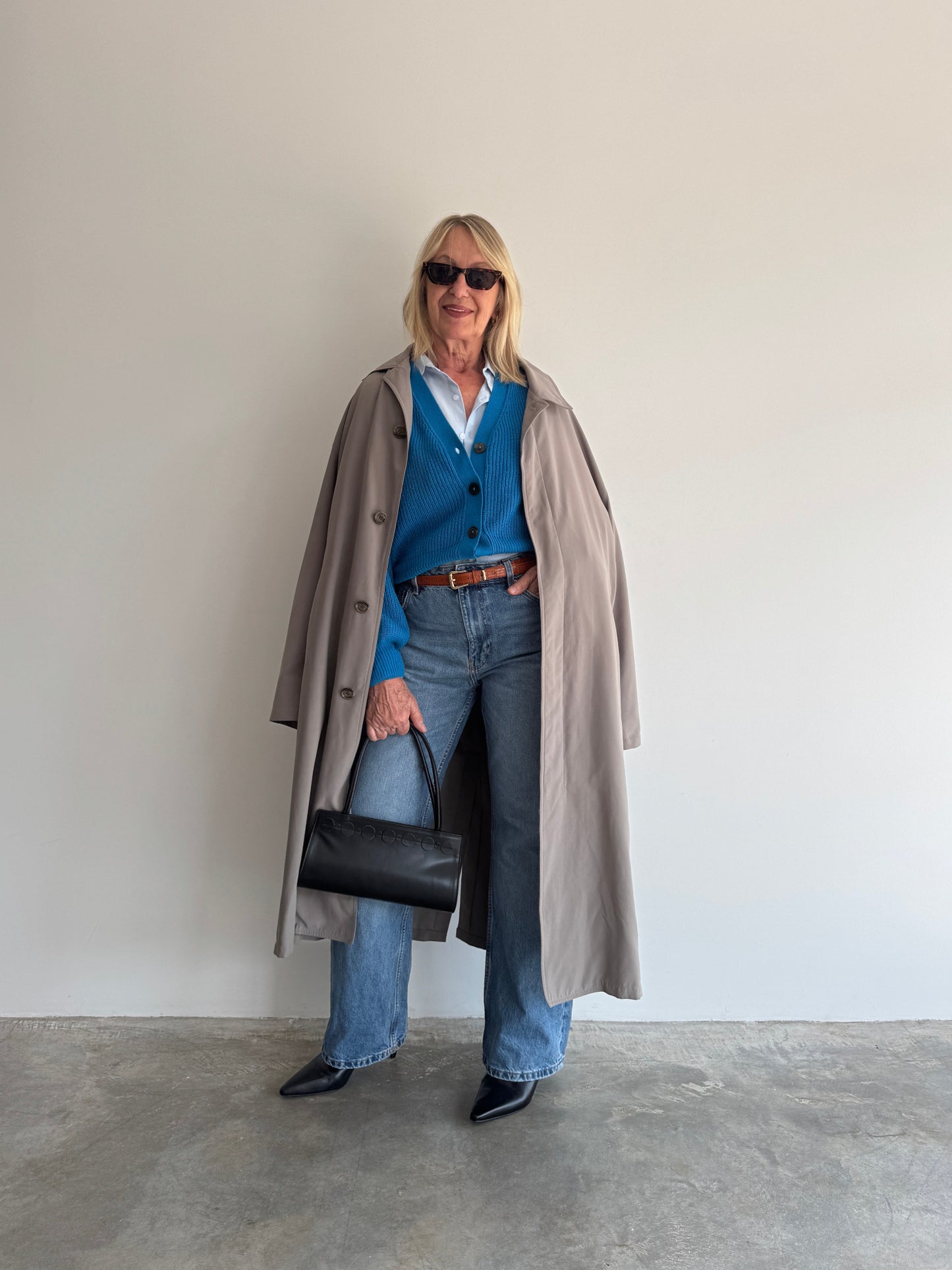CARDIGAN AZUL HERING - G