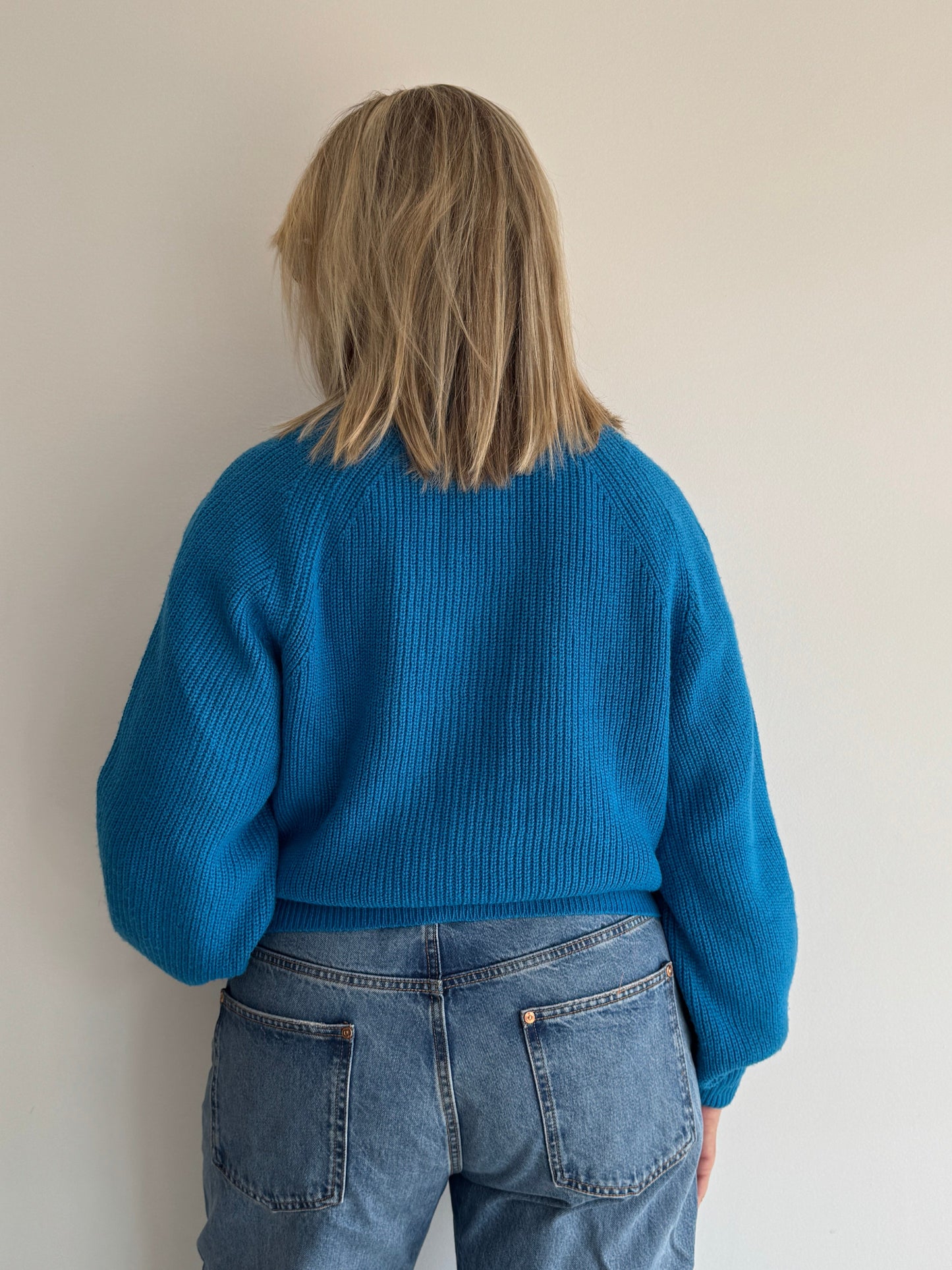 CARDIGAN AZUL HERING - G