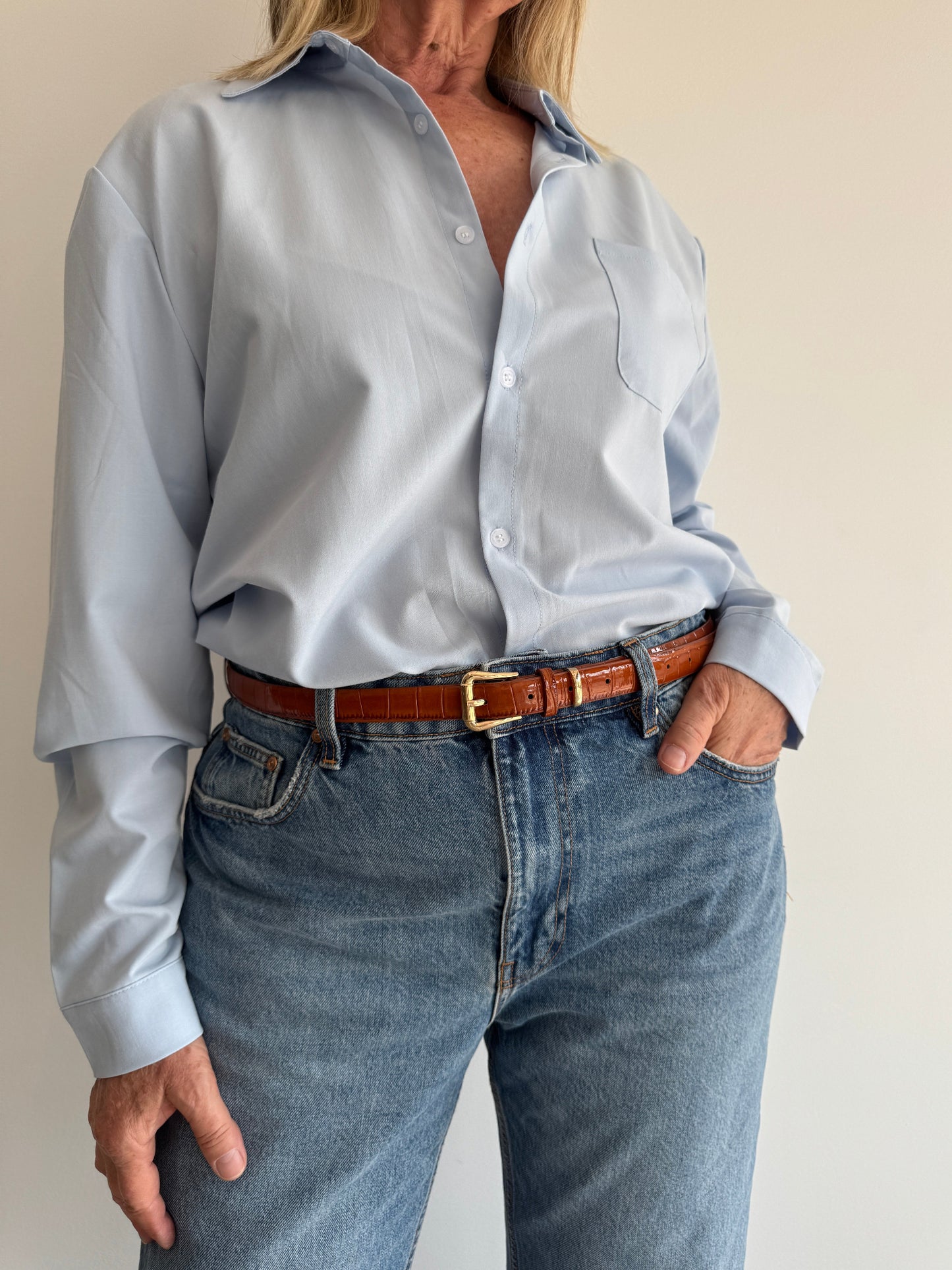 CAMISA AZUL CLARO - M