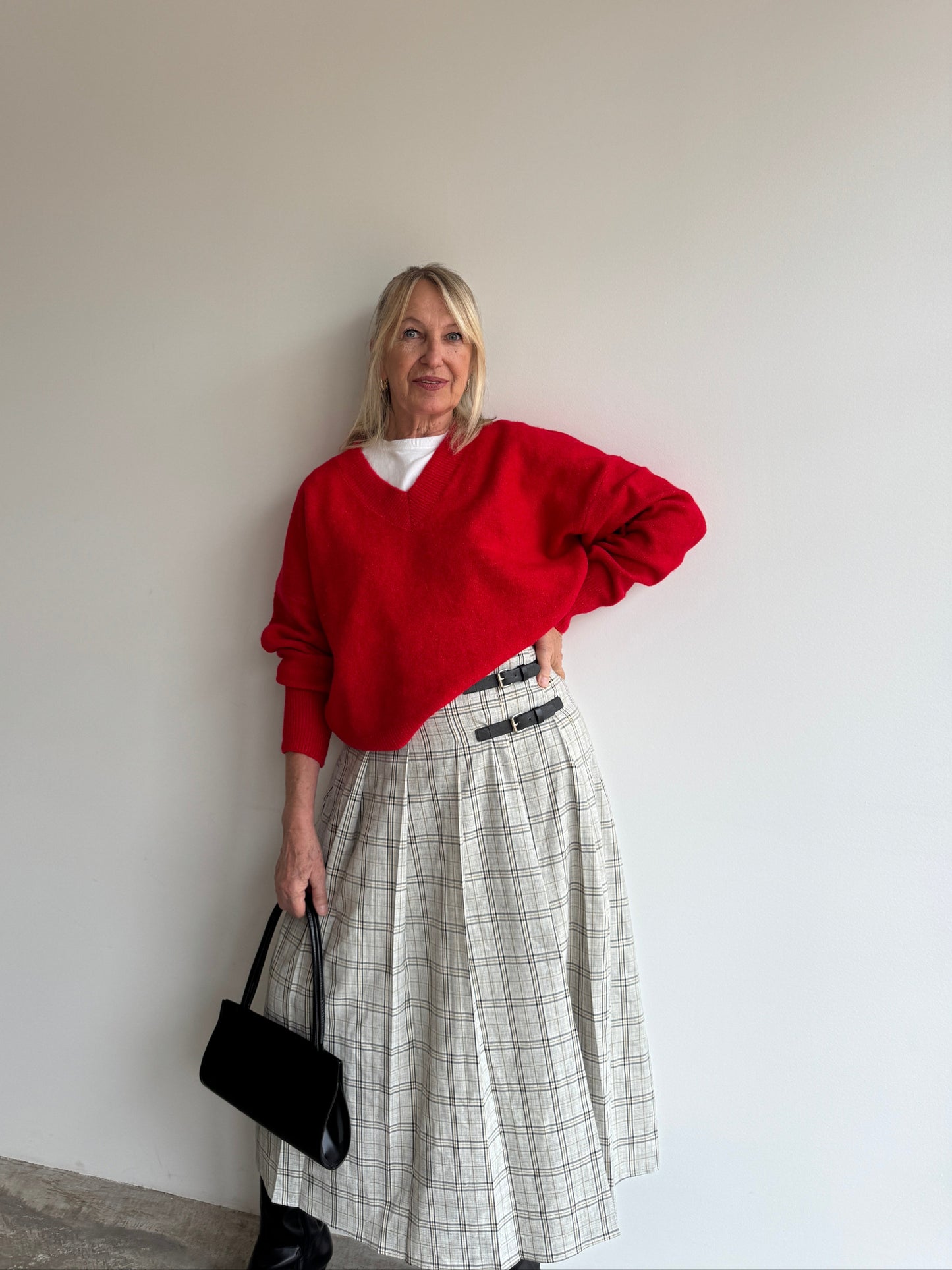 SUÉTER TRICOT VERMELHO ZARA - G