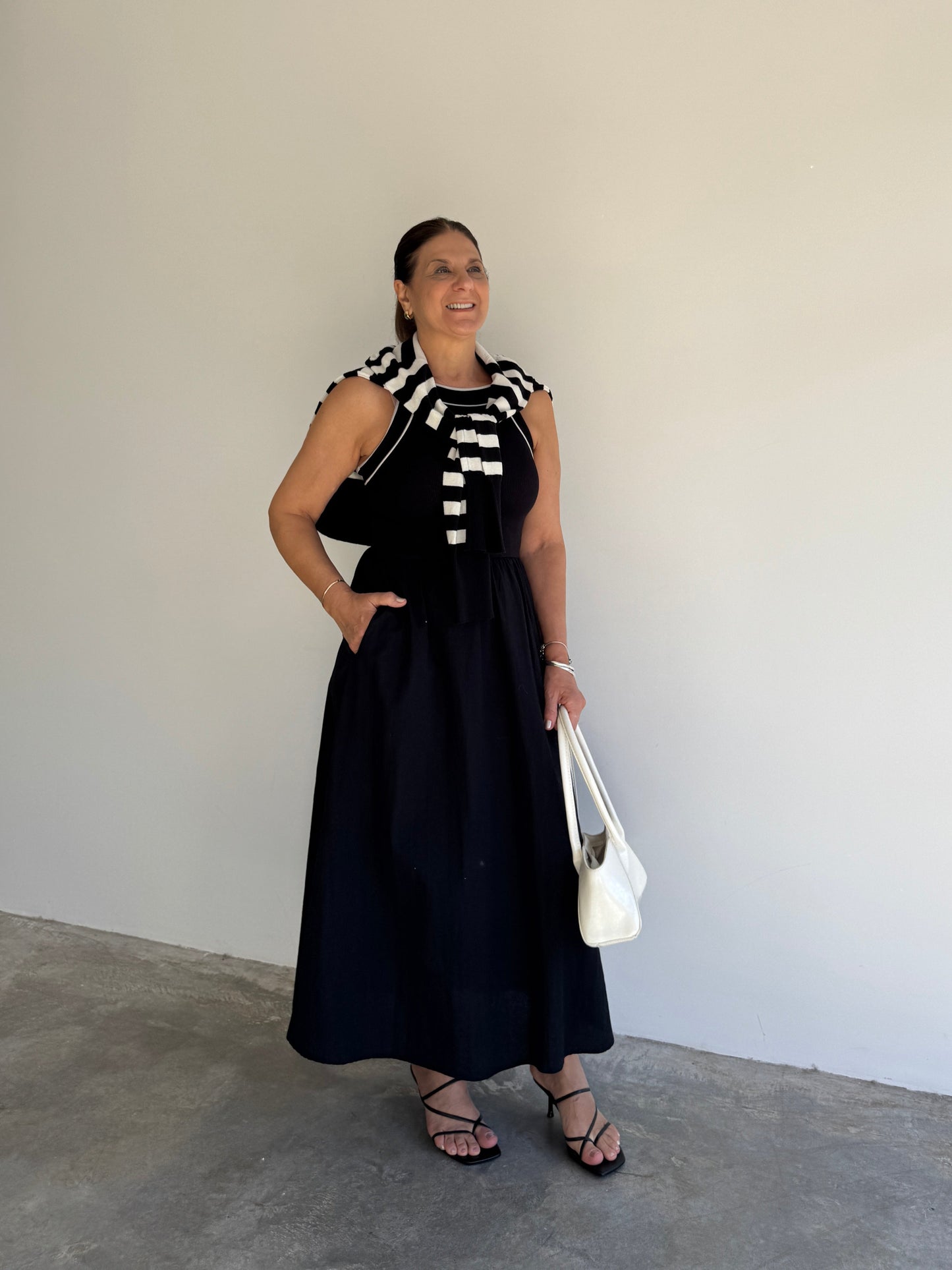 MULE PRETA TIRAS ZARA - 36