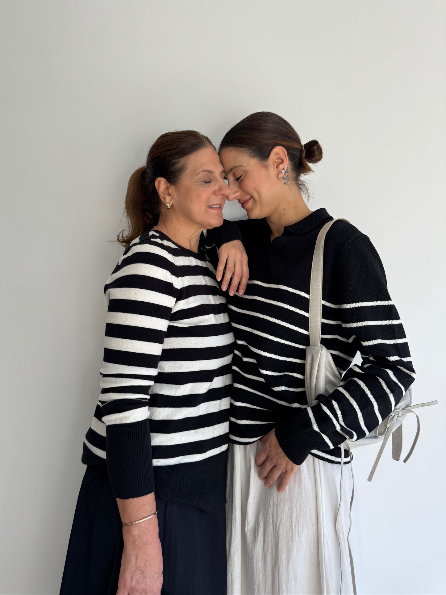 TRICOT LISTRADO P&B - G