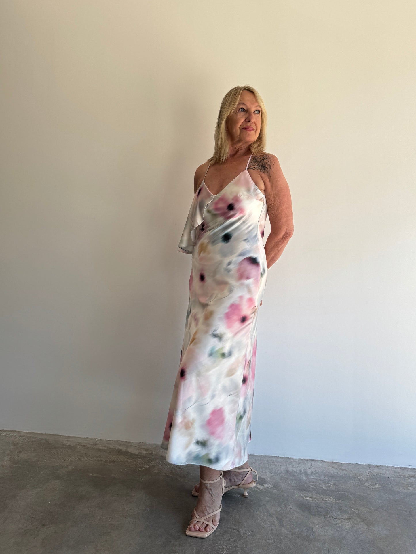 SLIPDRESS ESTAMPADO - P