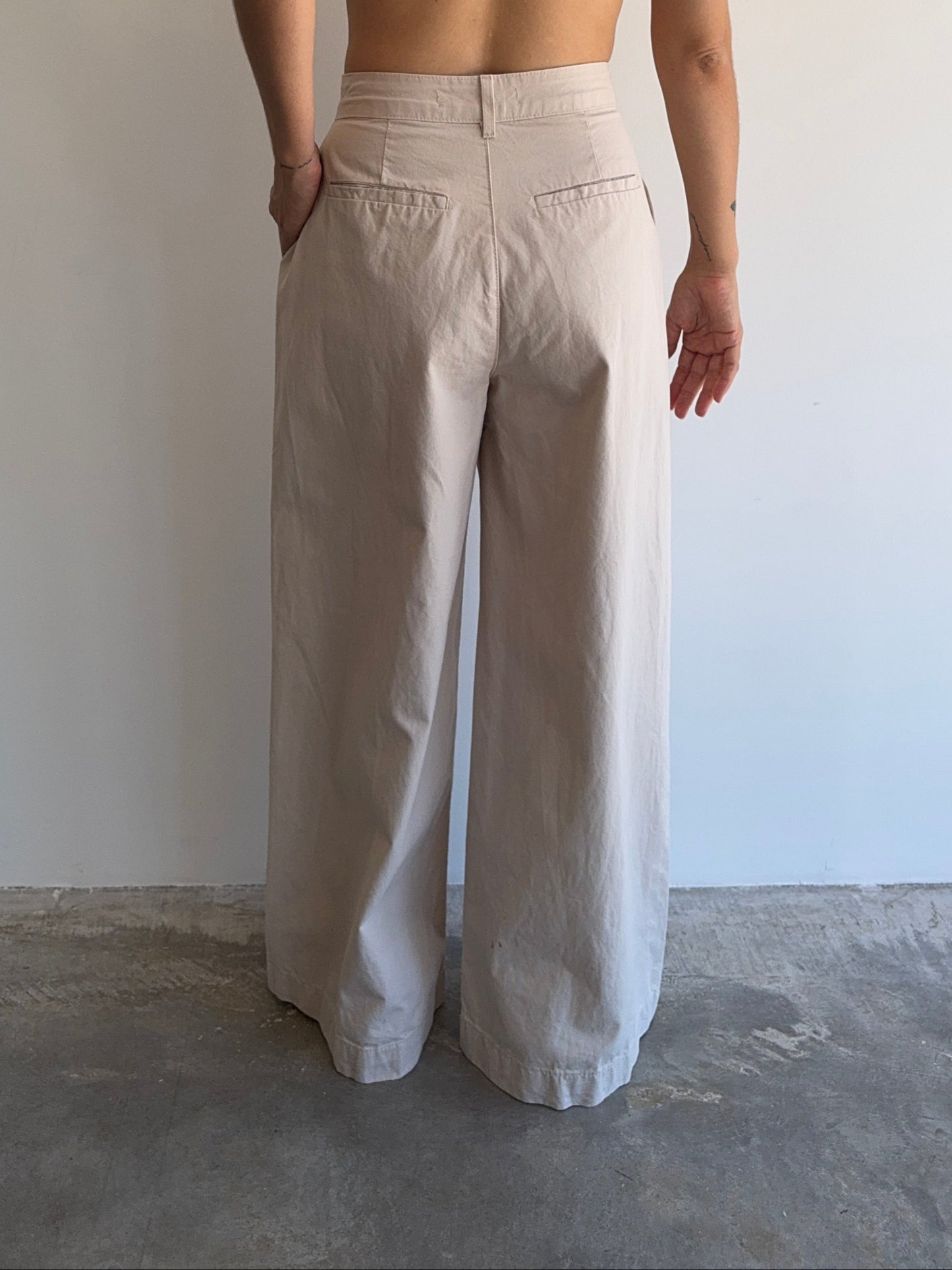 CALÇA SARJA BEGE - 36