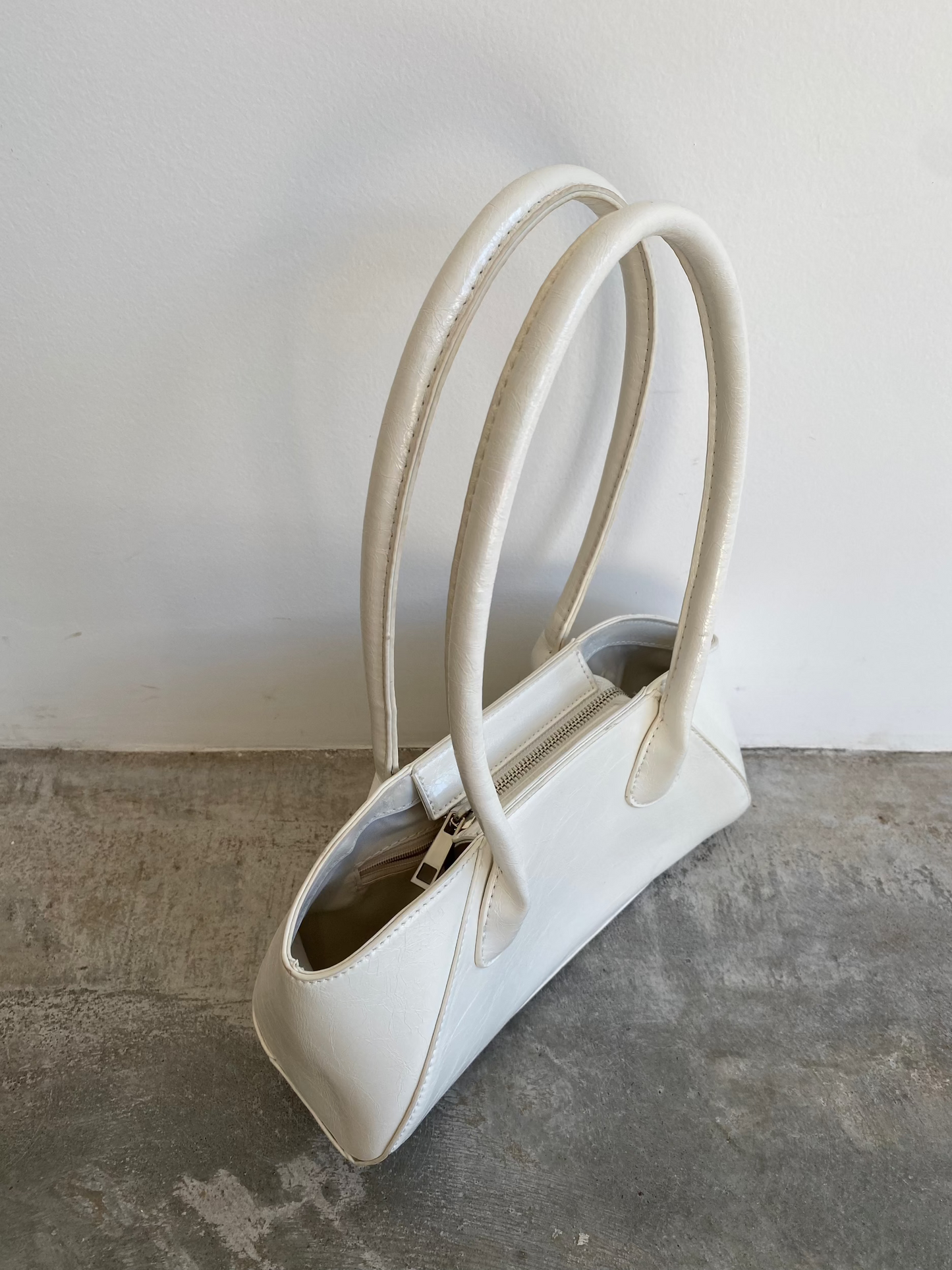 BOLSA BAGUETE BRANCA