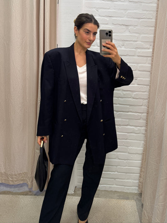 BLAZER VINTAGE MARINHO BURBERRY - 58