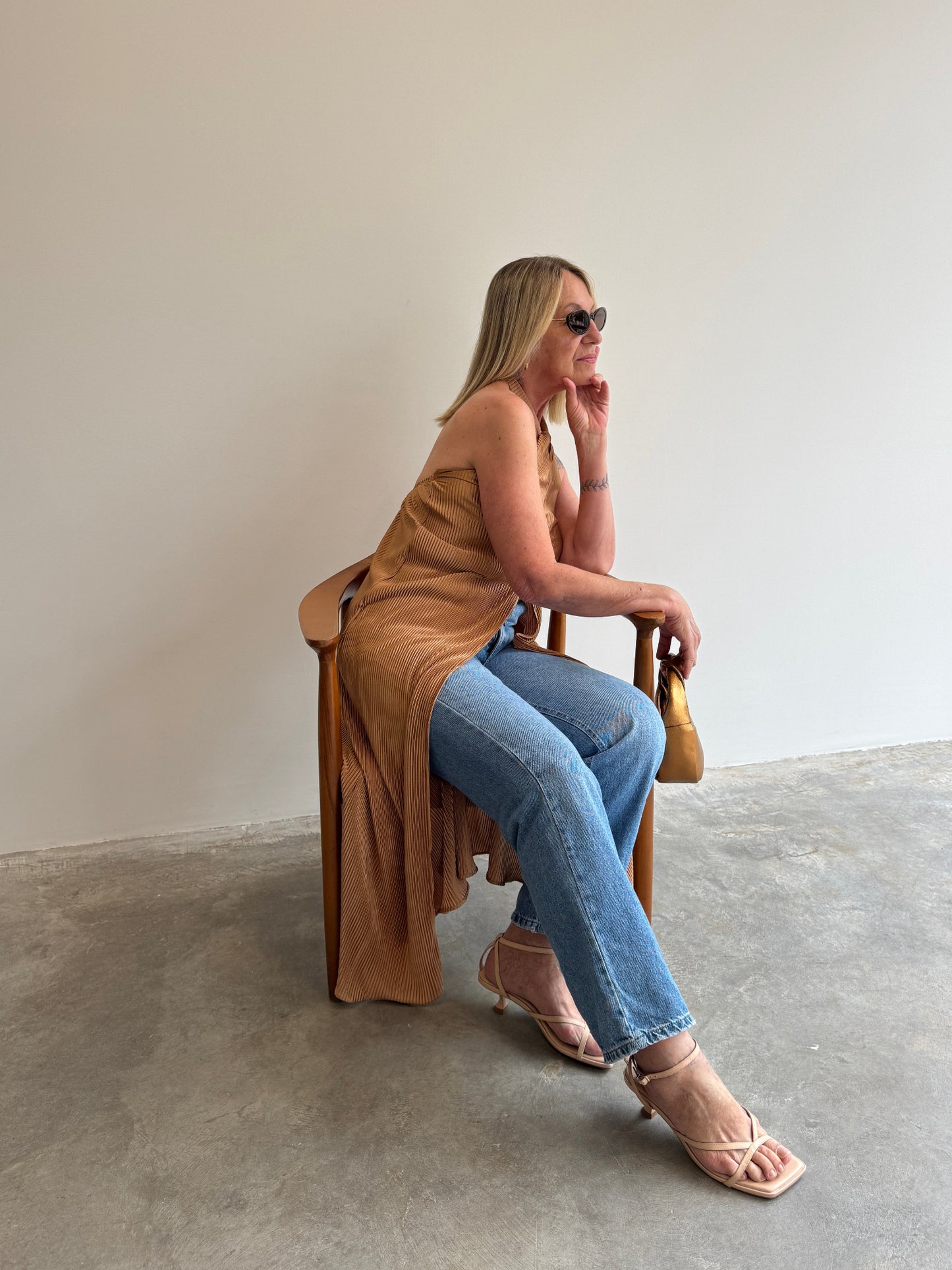 CALÇA JEANS RETA - 40