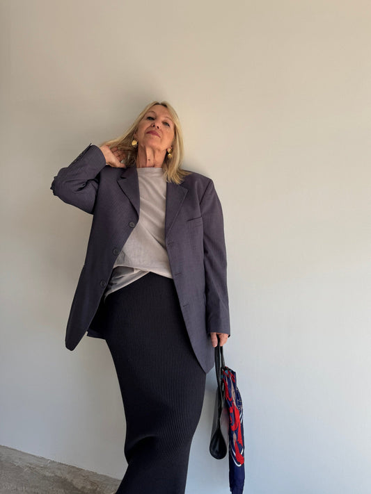 BLAZER MARINHO RISCA - G