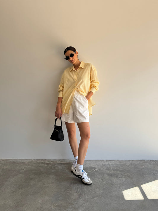 BERMUDA BRANCA ZARA - P