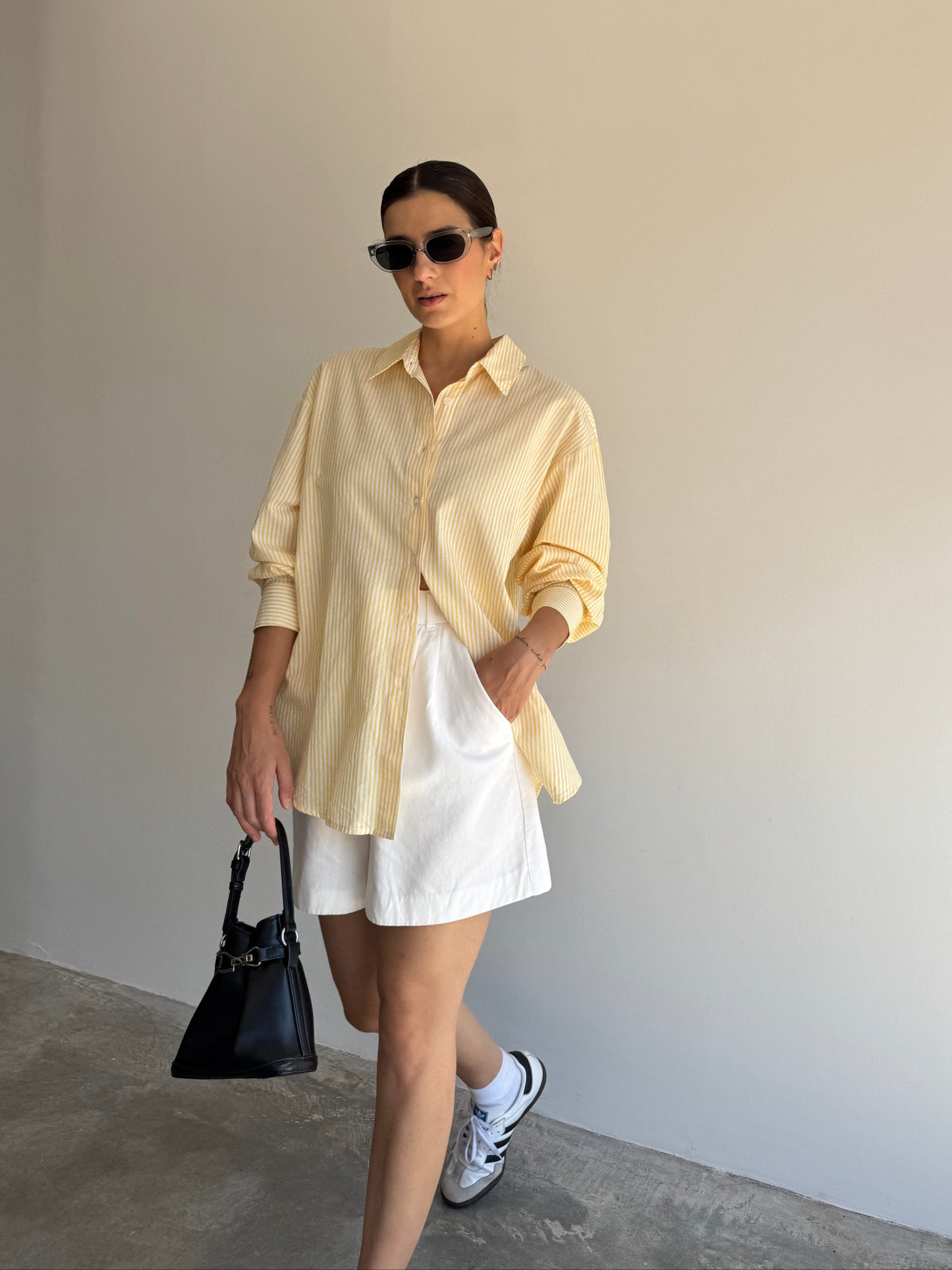 BERMUDA BRANCA ZARA - P