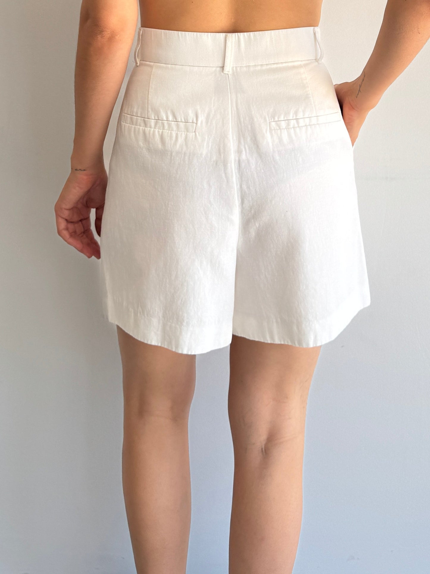 BERMUDA BRANCA ZARA - P