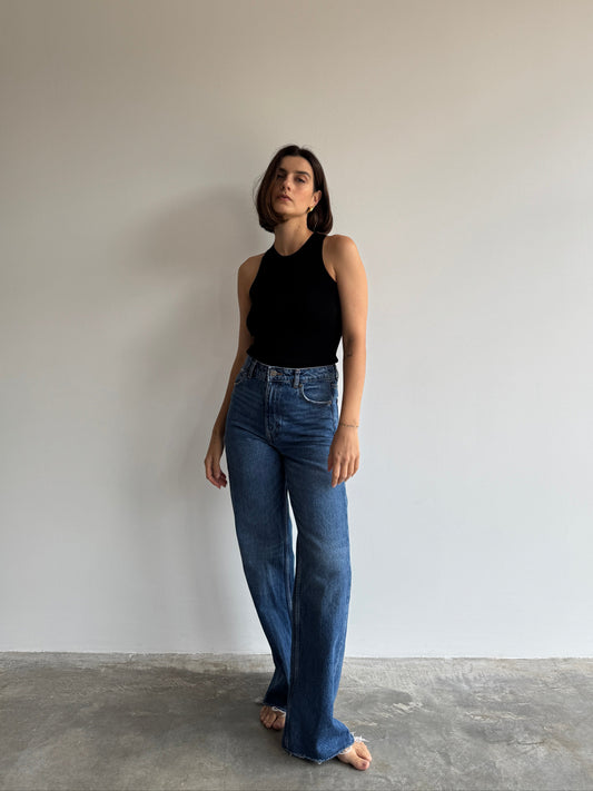 CALÇA JEANS RETA ZARA - 34