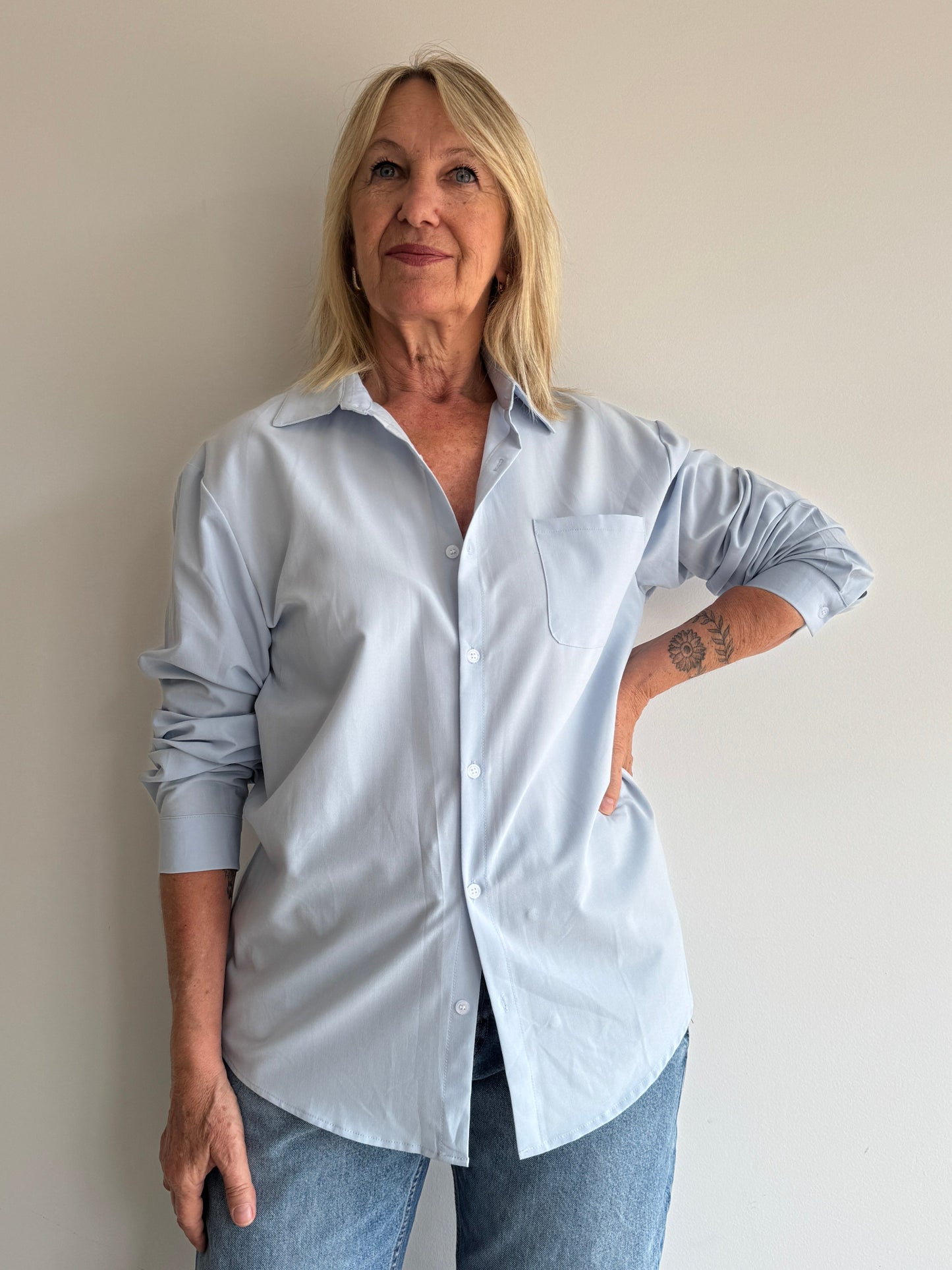 CAMISA AZUL CLARO - M