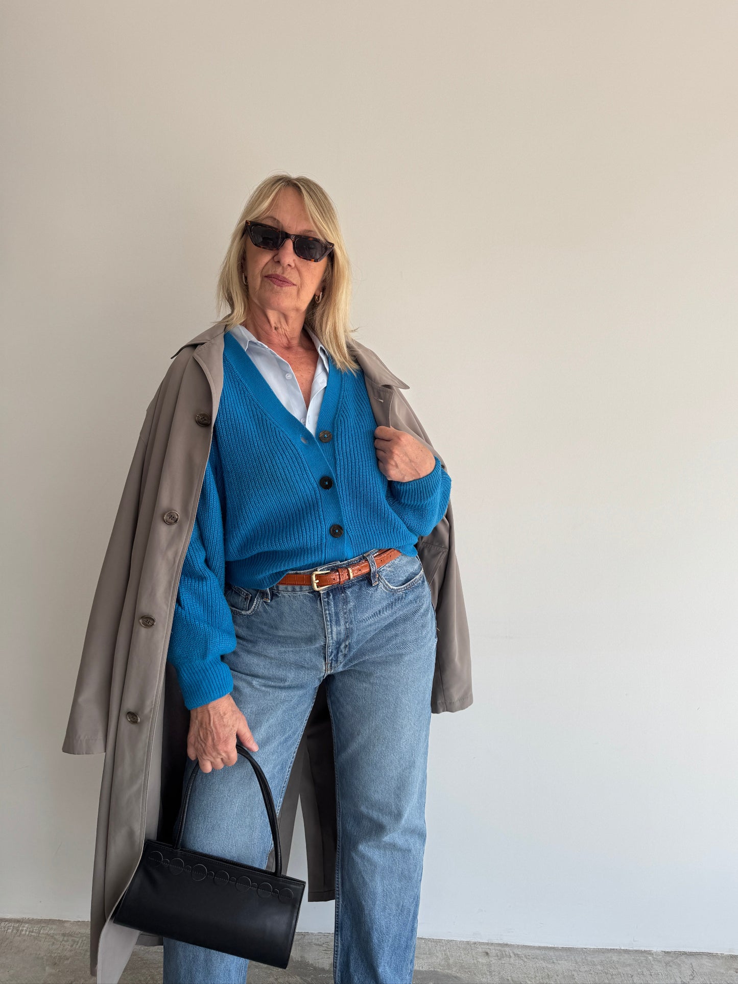 CARDIGAN AZUL HERING - G