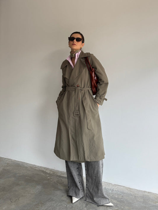 TRENCH COAT OLIVA SCHUTZ - M
