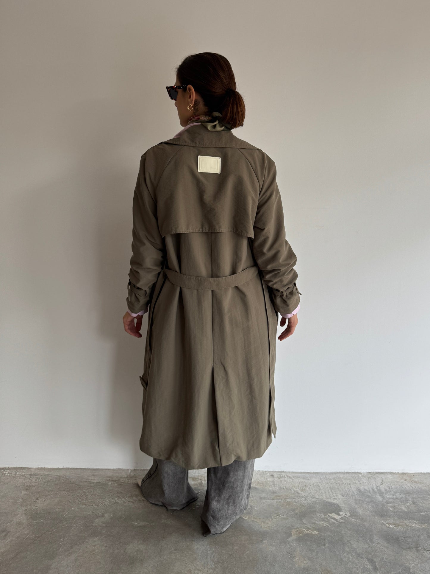 TRENCH COAT OLIVA SCHUTZ - M