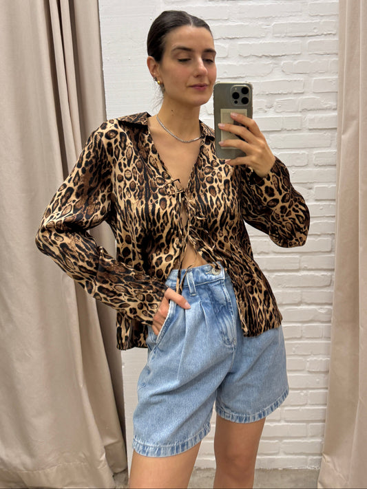 BERMUDA JEANS PREGAS - 36