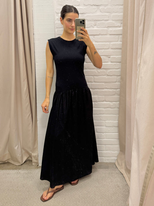 VESTIDO REGATA PRETO - M