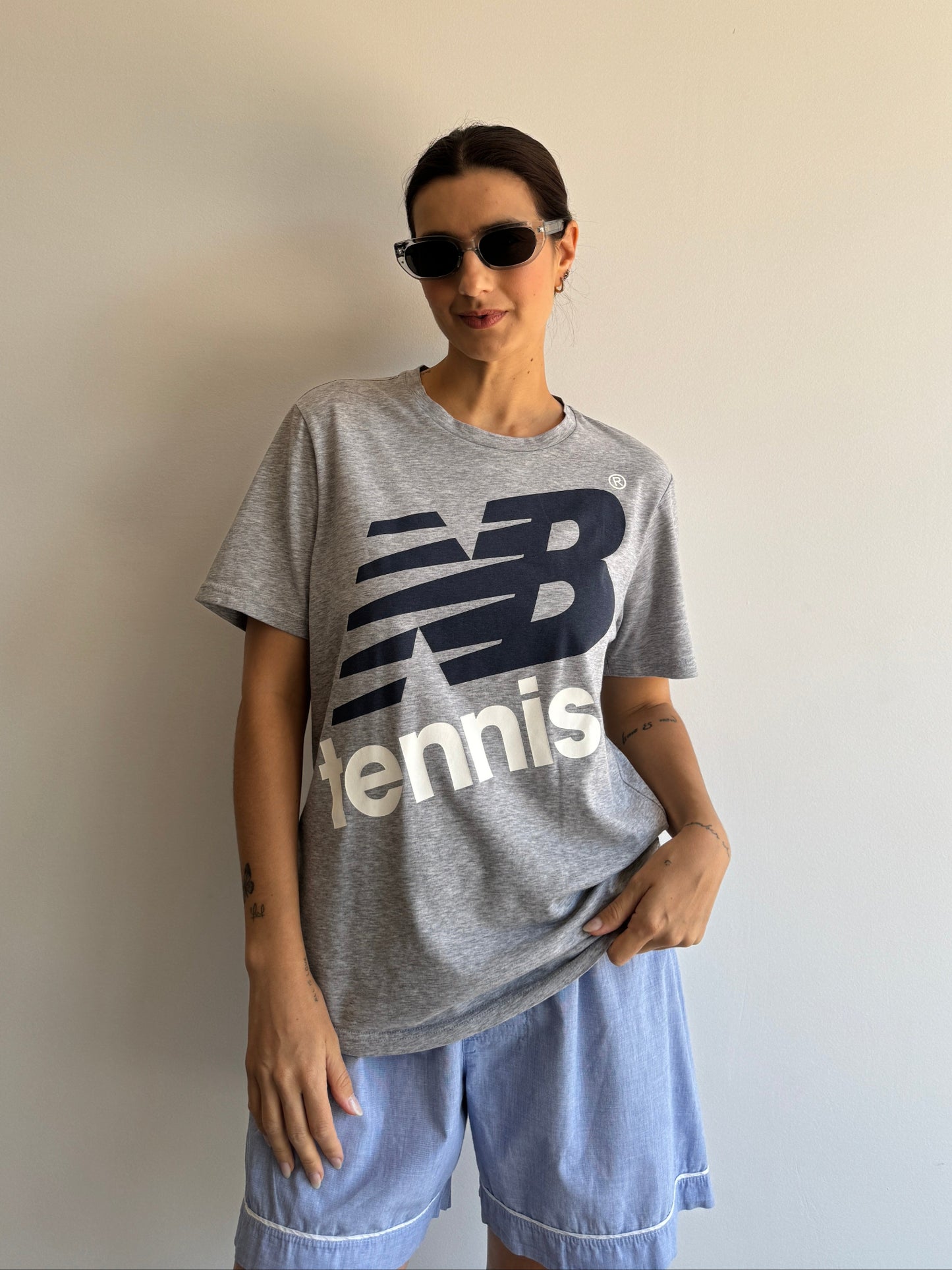 CAMISETA CINZA NEW BALANCE - M