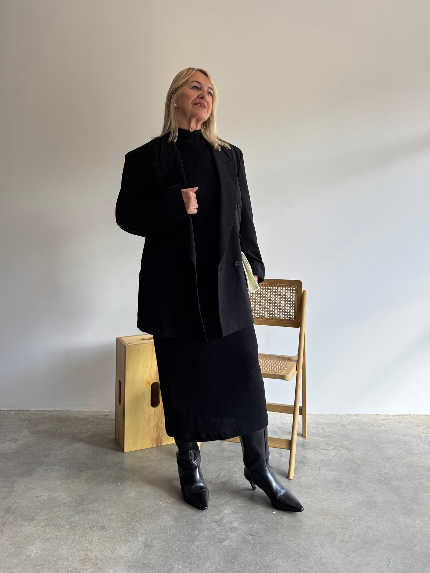BLAZER PRETO VINTAGE - 54