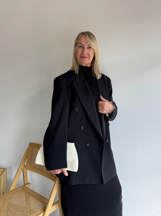 BLAZER PRETO VINTAGE - 54