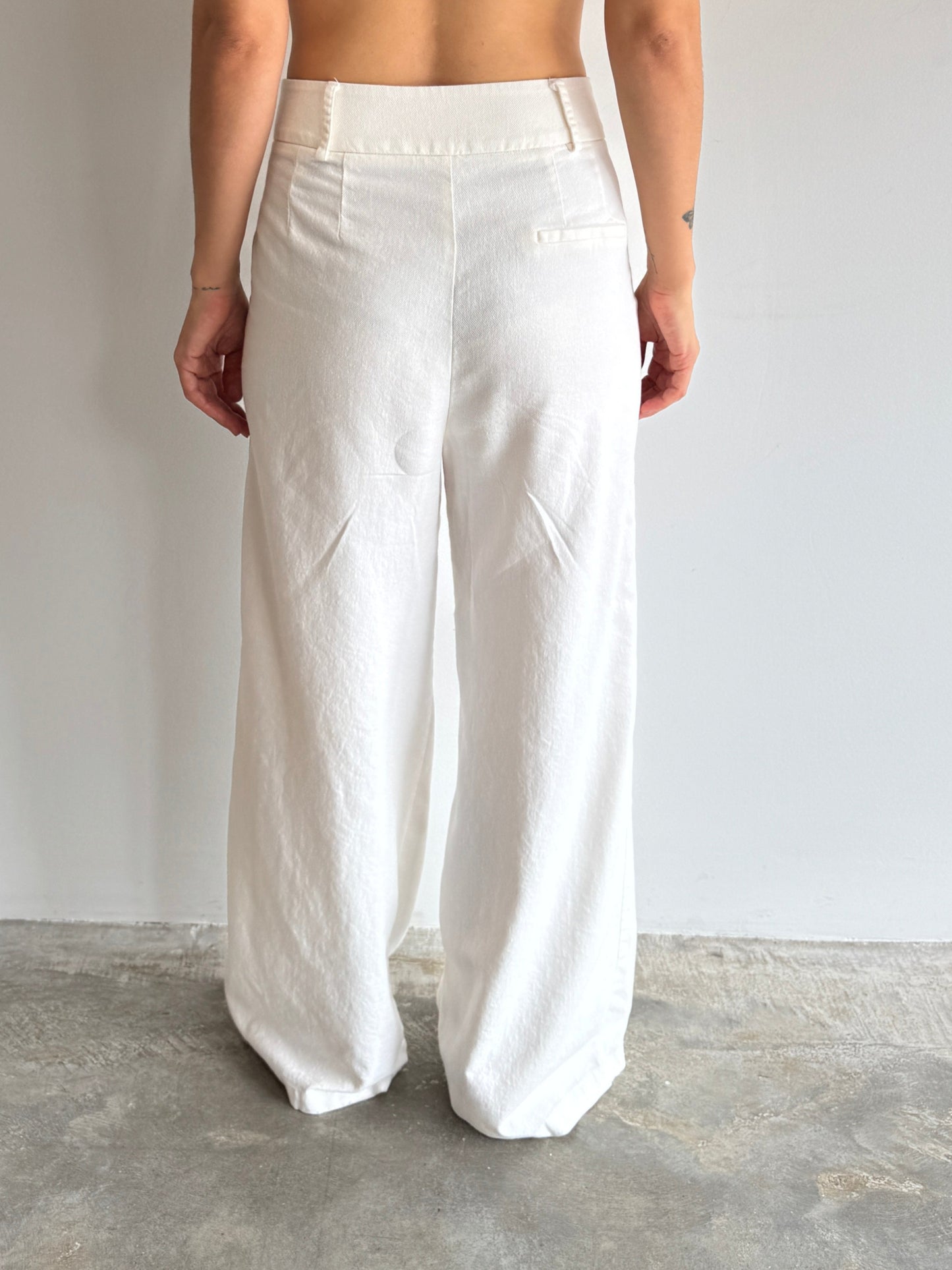 CALÇA PANTALONA SARJA CRU - 38