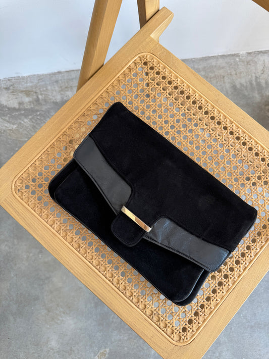 CLUTCH CAMURÇA PRETA