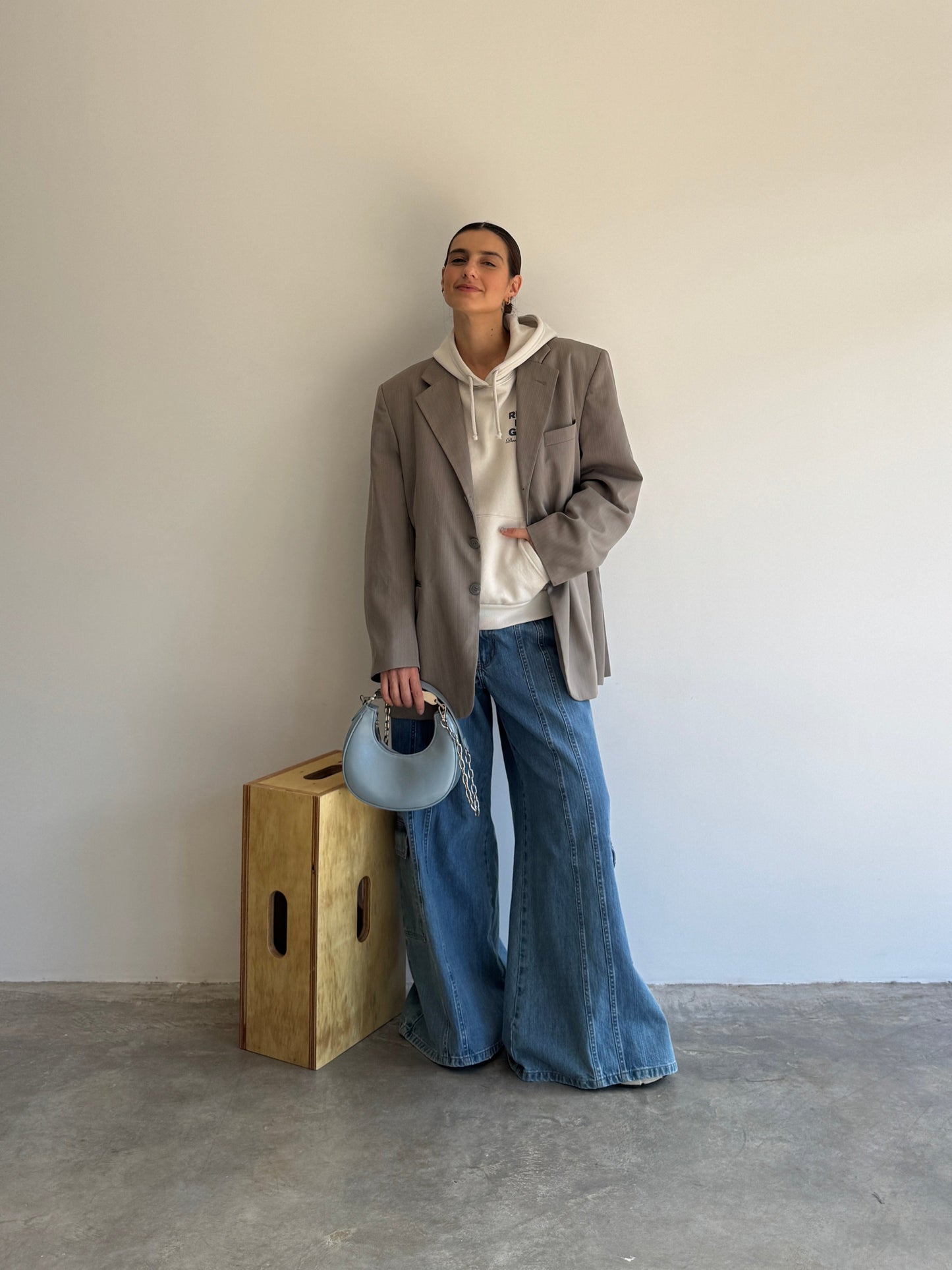 BLAZER CINZA COM RISCA - 54