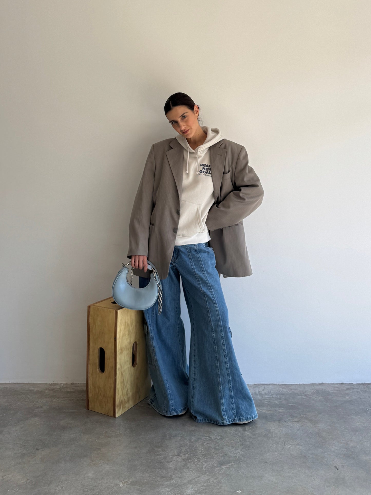 BLAZER CINZA COM RISCA - 54