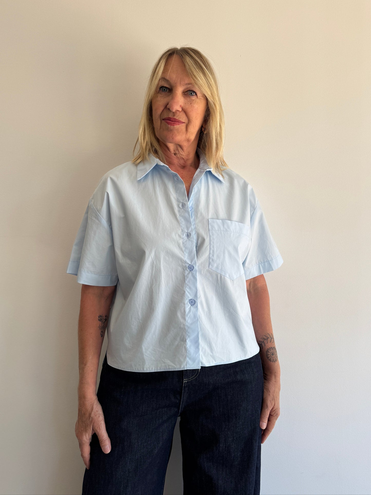 CAMISA AZUL CLARO - P