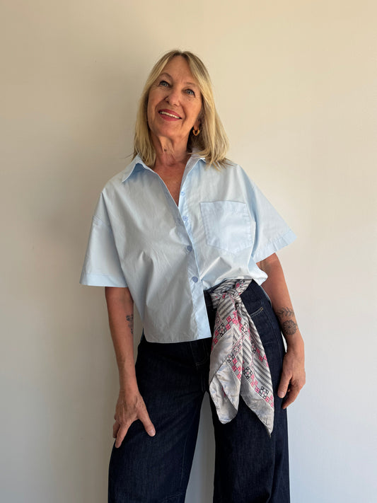 CAMISA AZUL CLARO - P