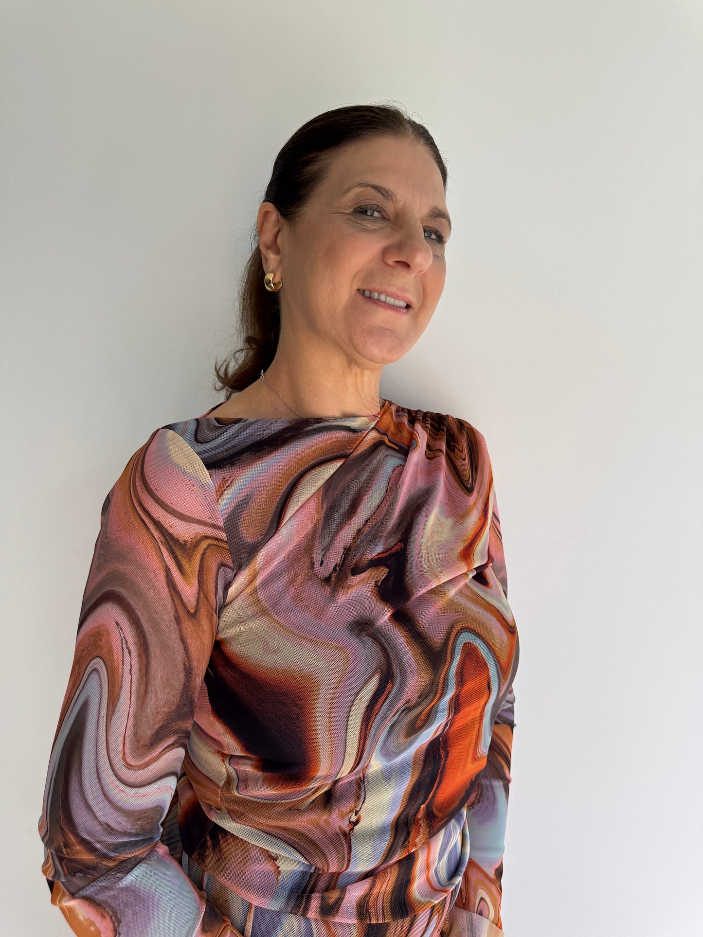 CONJUNTO TULE ESTAMPADO ZARA - M