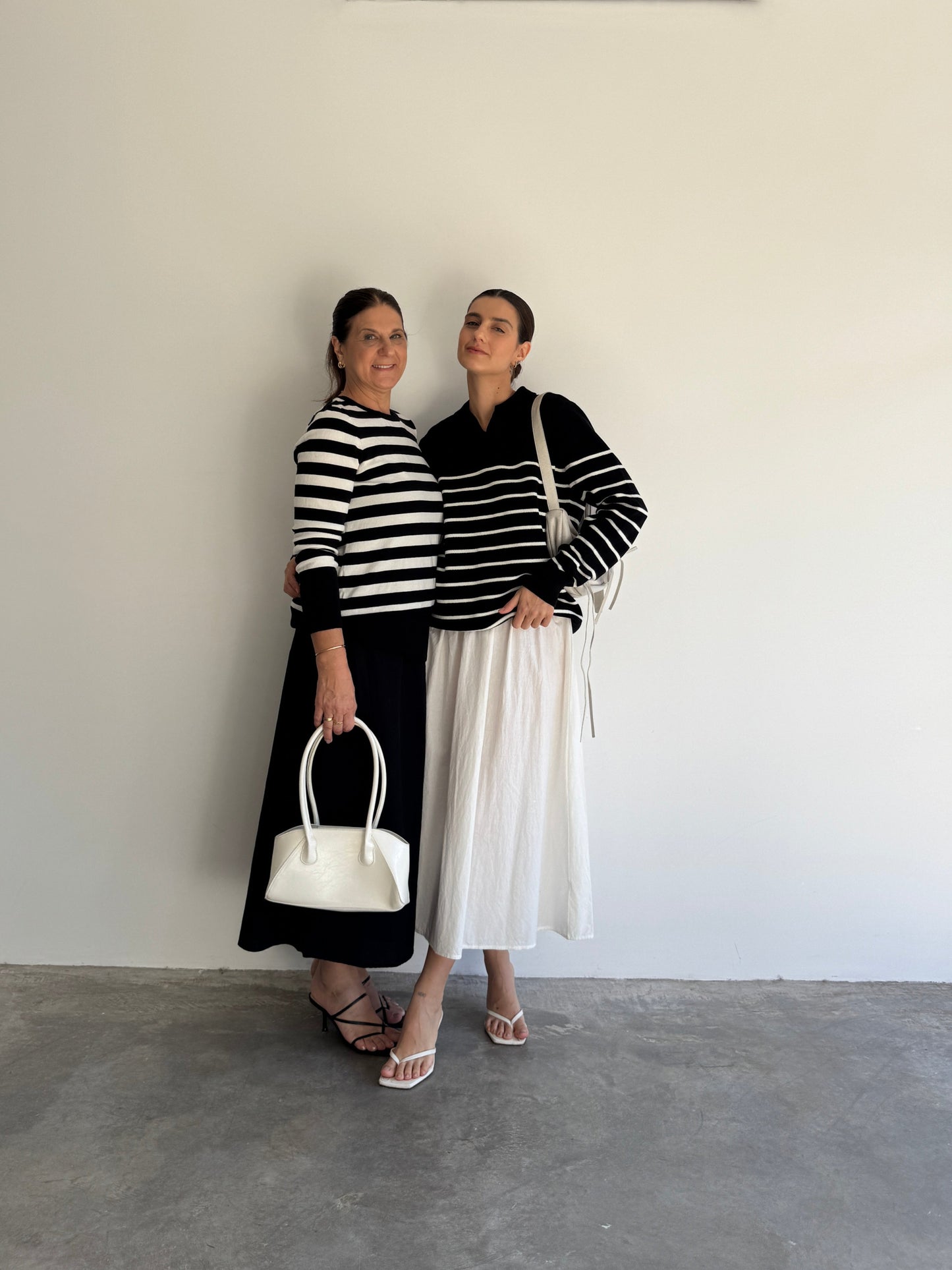 TRICOT LISTRADO P&B - G