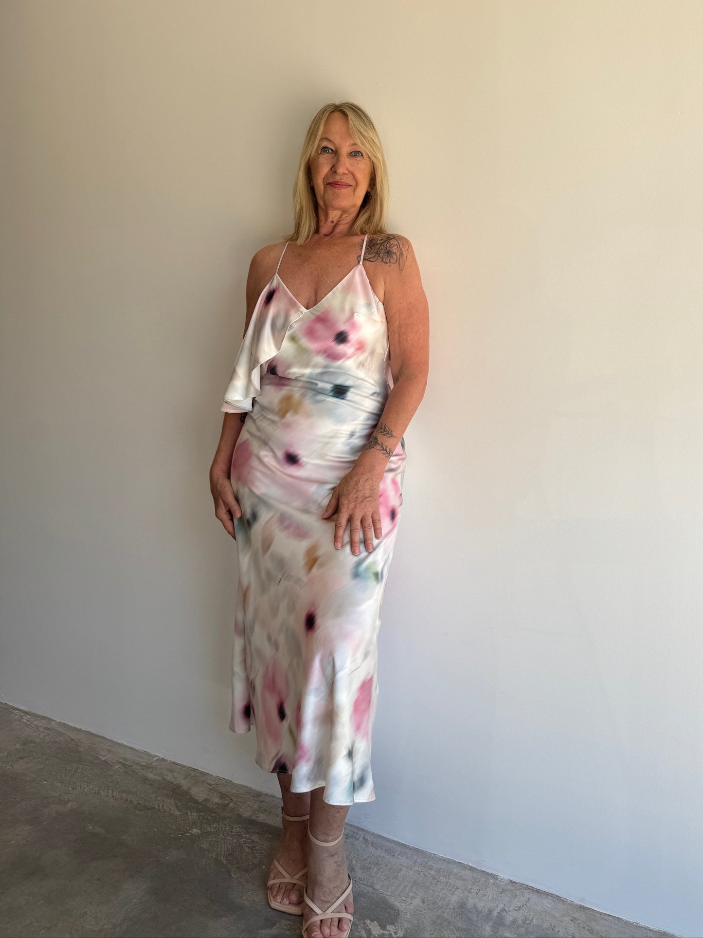 SLIPDRESS ESTAMPADO - P