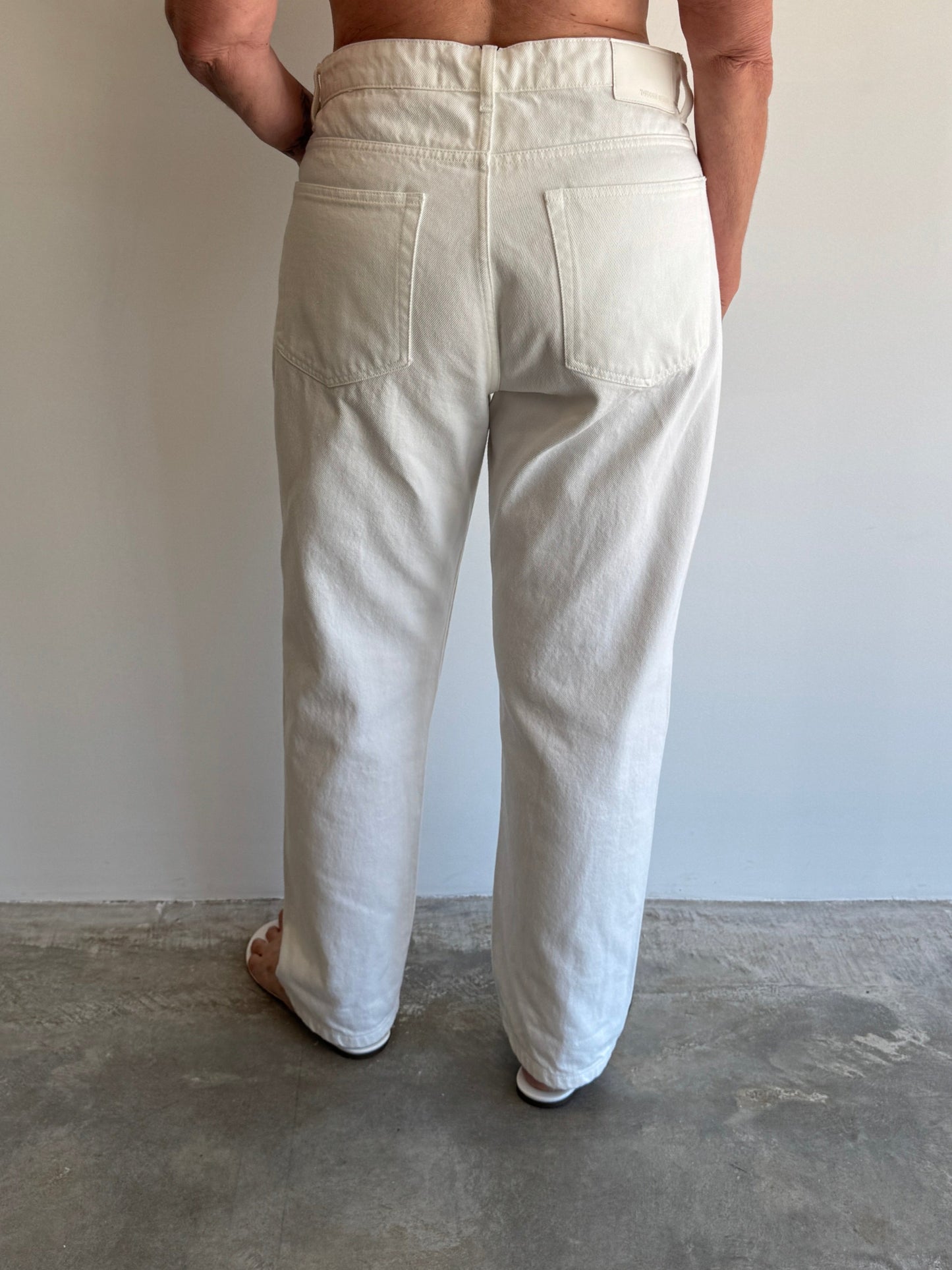 CALÇA MOM BRANCA - 42