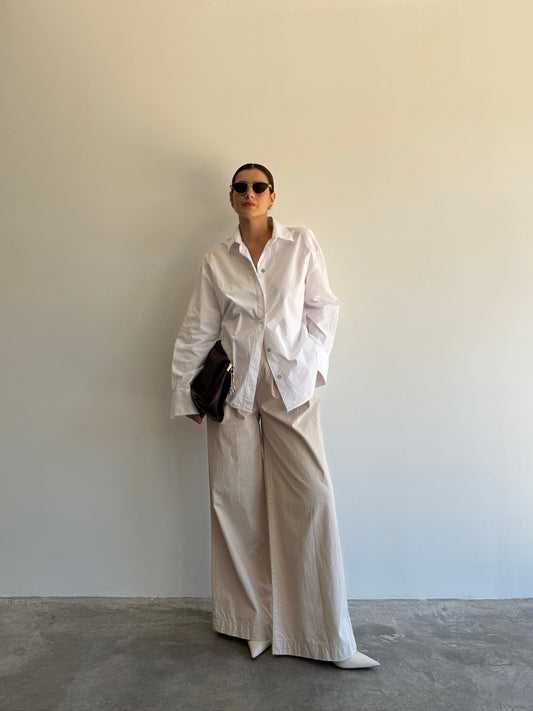 CALÇA SARJA BEGE - 36