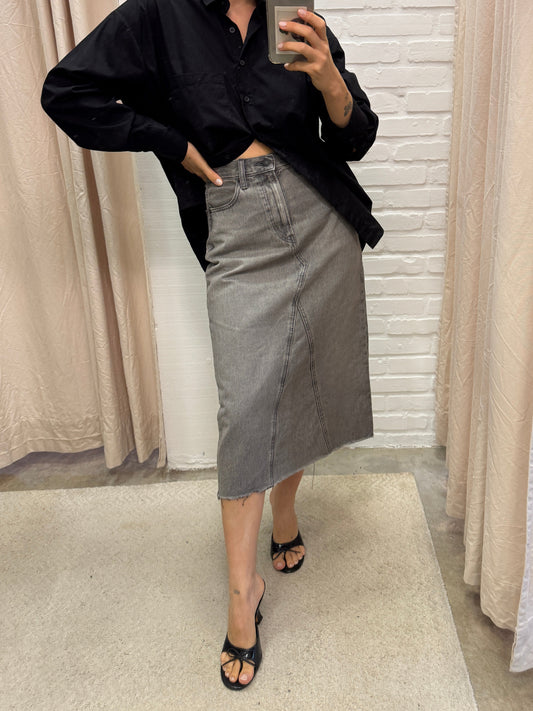 SAIA JEANS CINZA UNIQLO - 36