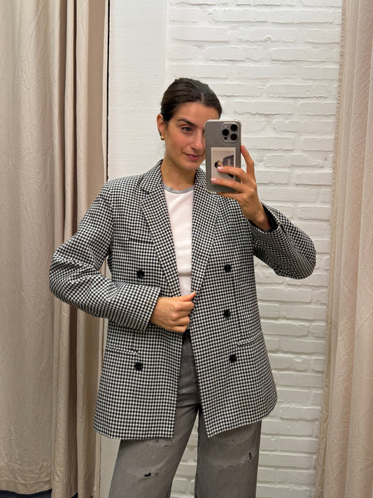 BLAZER XADREZ P&B - M