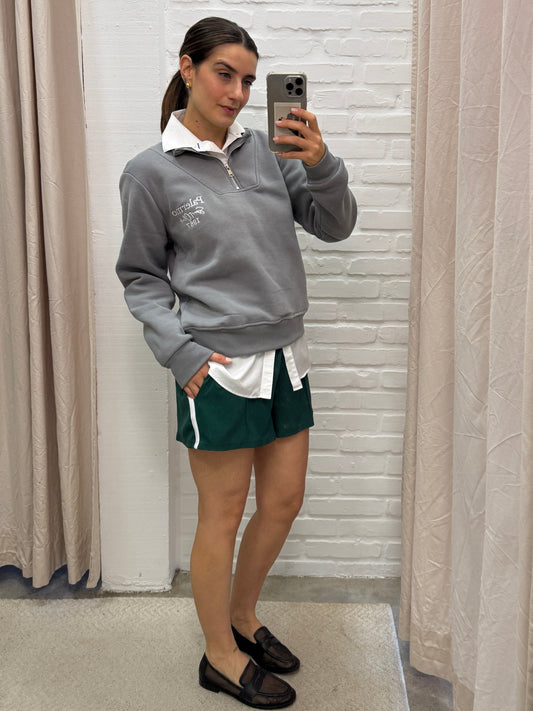 SHORT VERDE LISTRAS - P