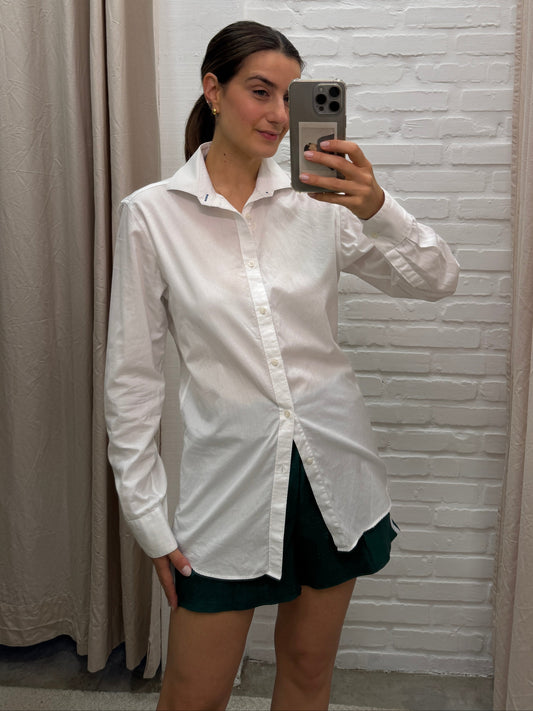 CAMISA SLIM BRANCA - P